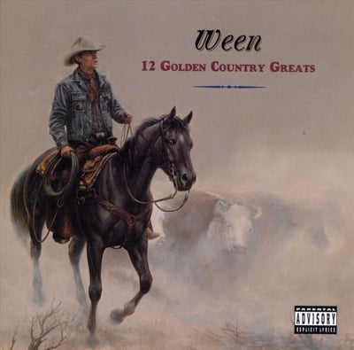 Ween - 12 Golden Country Greats (Plain Recordings, plain142) • LP • Chestnut • Reissue, Repress
