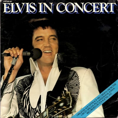 Elvis Presley - Elvis In Concert (RCA, APL2-2587) • 2xLP • Gatefold