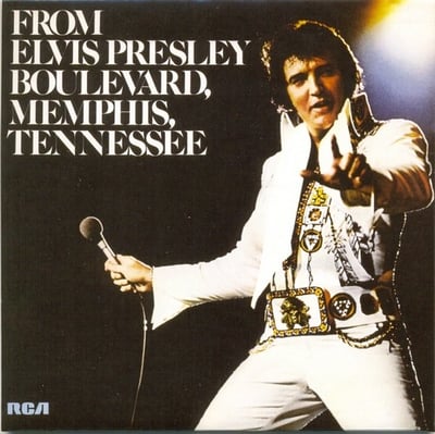 Elvis Presley - From Elvis Presley Boulevard, Memphis, Tennessee (RCA, APL1-1506) • LP • Indianapolis Pressing, Tan Label