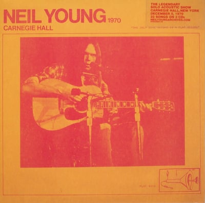 Neil Young - Carnegie Hall 1970 (Shakey Pictures Records, 093624885153) • 2xLP