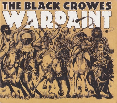 The Black Crowes - Warpaint (Silver Arrow, 22391) • 12" • Red + White Splatter • Reissue
