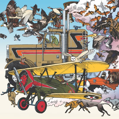 Howlin Rain - Under The Wheels, Vol 1 (Silver Current Records, SC40) • LP • Transparent Blood Red and Bone • Limited Edition
