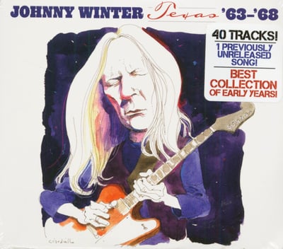 Johnny Winter - Texas '63-'68 (Sunset Blvd Records, LP-SBR-7069) • LP • White • Limited Edition