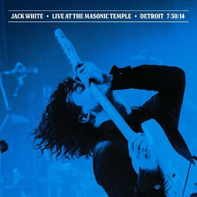 Jack White - Live At The Masonic Temple (Third Man Records, TMR-717) • 4xLP + 7" • White / Blue / Blue Mix Marbled • Limited Edition