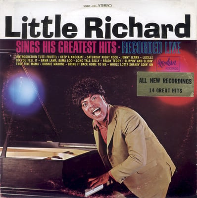 Little Richard - Sings His Greatest Hits - Recorded Live! (United, US-7775) • LP • Reissue