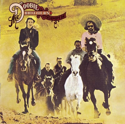 The Doobie Brothers - Stampede (Warner Bros. Records, BS 2835) • LP • Gatefold, Terre Haute Press
