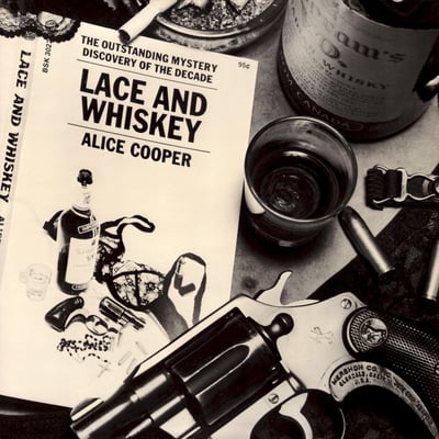 Alice Cooper - Lace And Whiskey (Warner Bros. Records, BSK 3027) • LP • Jacksonville Pressing
