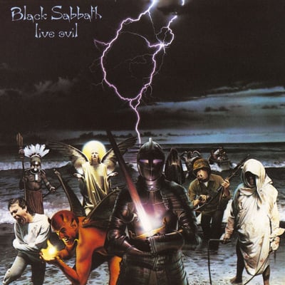 Black Sabbath - Live Evil (Warner Bros. Records, 1-23742) • 2xLP • Reissue