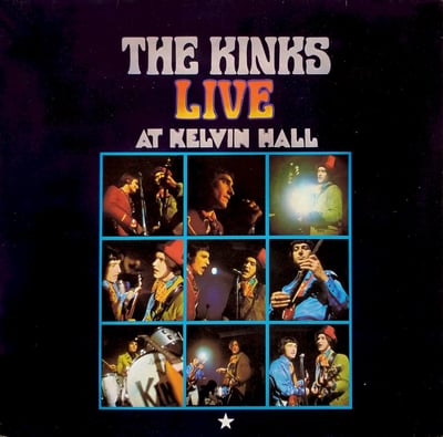 The Kinks - Live At Kelvin Hall (Zafiro, ZL-502) • LP • Reissue