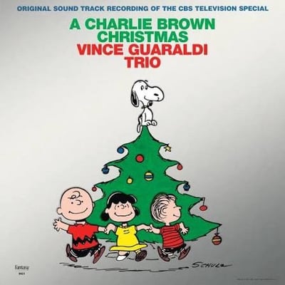 Vince Guaraldi Trio - A Charlie Brown Christmas (Craft Recordings, CR03430) • LP • Clear w/ Green + Red Smoke, Silver Foil Jacket • NM/VG+ • Limited Edition, Reissue