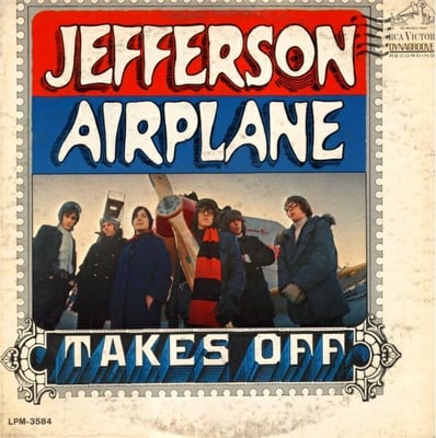 Jefferson Airplane - Jefferson Airplane Takes Off (RCA Victor, LSP-3584) • LP • 3rd Version, Censored, Rockaway Press