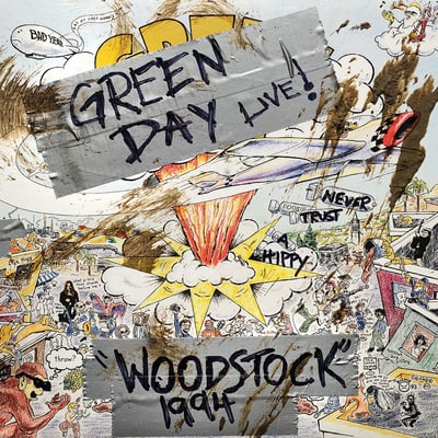 Green Day - Woodstock 1994 (Reprise Records, 587282-1) • LP • NM/NM • Record Store Day, Limited Edition
