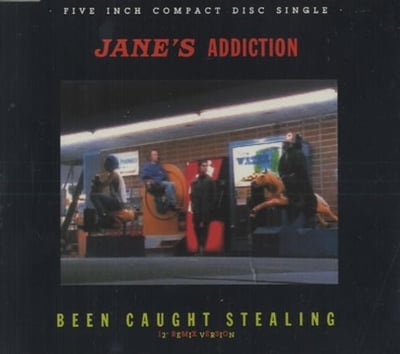 Jane's Addiction - Been Caught Stealing (12" Remix Version) (Warner Bros. Records, R1 40029) • 12" • NM/NM • Record Store Day, Limited Edition, Reissue