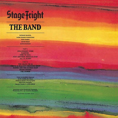 The Band - Stage Fright (Capitol Records, SW-425) • LP • VG/VG