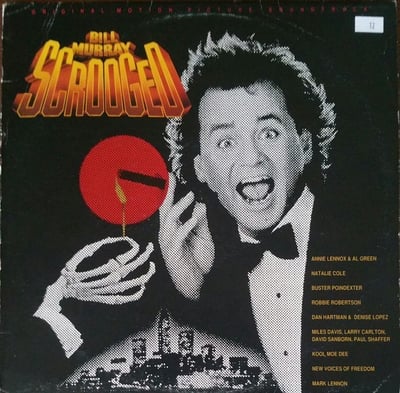 Various - Scrooged - Original Motion Picture Soundtrack (A&M Records, SP 3921) • LP • Blue Picture