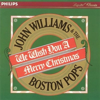 John Williams & Boston Pops Orchestra - We Wish You A Merry Christmas (Philips, 6302 125) • LP