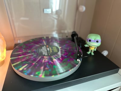 John Du Prez - Teenage Mutant Ninja Turtles II: The Secret Of The Ooze (Original Motion Picture Soundtrack) (Waxwork Records, WW087) • LP • Super Shredder and Turtle Brawl