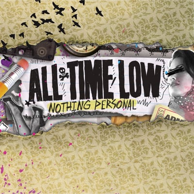 All Time Low - Nothing Personal (Hopeless Records, HR710-1) • LP • VG+/VG+ • Reissue