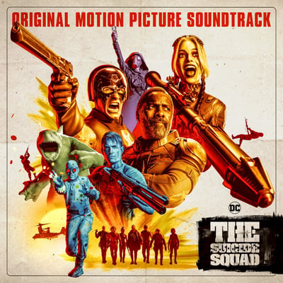 Various - The Suicide Squad (Mondo, MOND-250) • LP • Starfish (Blue With Pink Stripes) • VG+/VG+