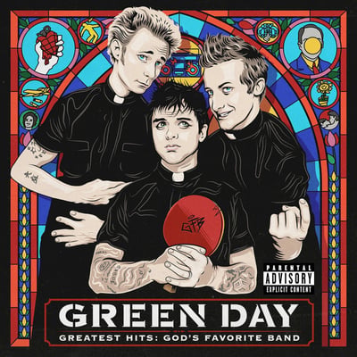 Green Day - Greatest Hits: God's Favorite Band (Reprise Records, 564901-1) • 2xLP • Media VG