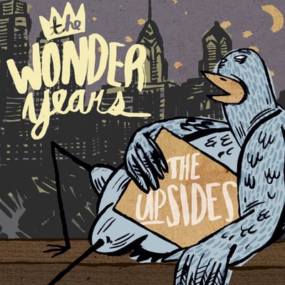 The Wonder Years - The Upsides (Run For Cover Records, RFC:018) • LP • Yellow • G/G • Limited Edition, Repress