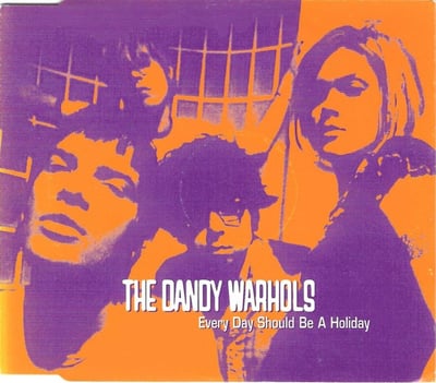 The Dandy Warhols - Every Day Should Be A Holiday (Capitol Records, 7243 8 85204 7 8) • 7" • Purple • NM/G+