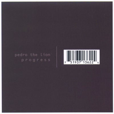 Pedro The Lion - Progress (ChapelleTNI, tni-003) • 7" • Book • NM/NM • Limited Edition