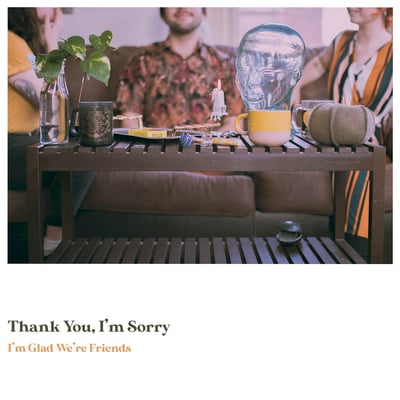 Thank You, I'm Sorry - I’m Glad We’re Friends (Count Your Lucky Stars, CYLS 104) • LP • Mustard • NM/NM