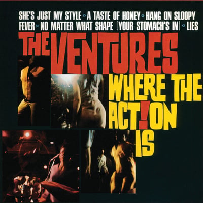 The Ventures - Where The Action Is (Dolton Records, BLP-2040) • LP • Rockaway Pressing • VG/VG