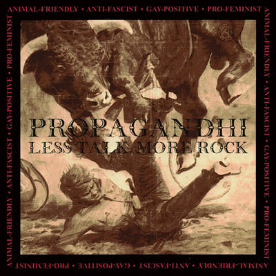 Propagandhi - Less Talk, More Rock (Fat Wreck Chords, FAT666-1) • LP • NM/NM • Reissue