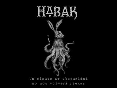 HABAK - Un Minuto De Obscuridad No Nos Volverá Ciegos (Exabrupto Records, EXR062) • 10" + 7" • Smoked / Transparent • NM/NM