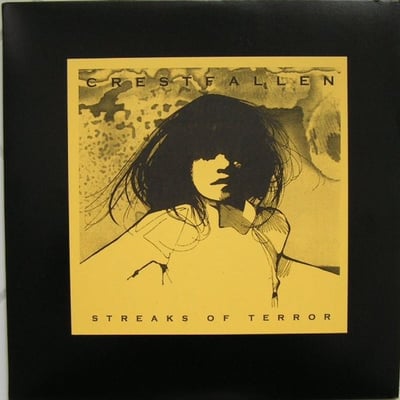 Crestfallen - Streaks Of Terror (Handstand Records, HND-05) • LP • Tour Version • NM/NM