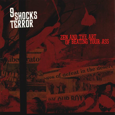 9 Shocks Terror - Zen And The Art Of Beating Your Ass (Havoc Records, HC1204) • LP • Grey Marbled • NM/NM • Reissue, Remastered