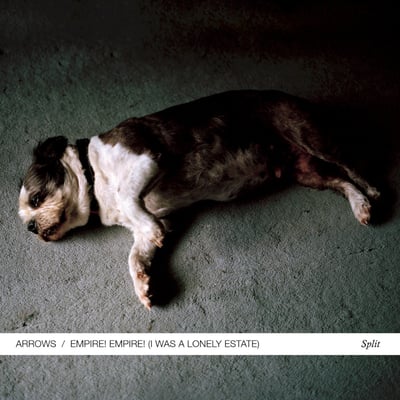 Arrows / Empire! Empire! (I Was A Lonely Estate) - Split (Hobbledehoy, HOB 019) • 7" • Silver • Media M • Repress