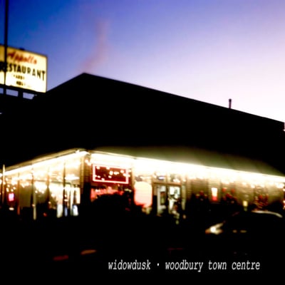 widowdusk - Woodbury Town Centre (Larry Records, none) • 7" • Half And Half Light And Dark Blue • NM/NM