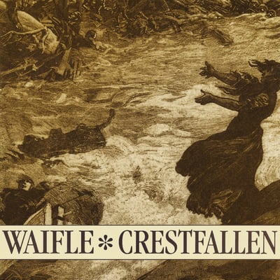 Waifle / Crestfallen - A Split 7" (Magic Bullet Records, MAGIC BULLET #15) • 7" • NM/NM