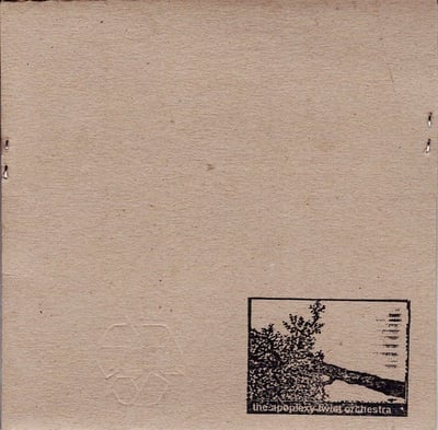 The Apoplexy Twist Orchestra - Jedes Herz Ist Eine Zeitbombe (React With Protest, RWP004) • NM/NM