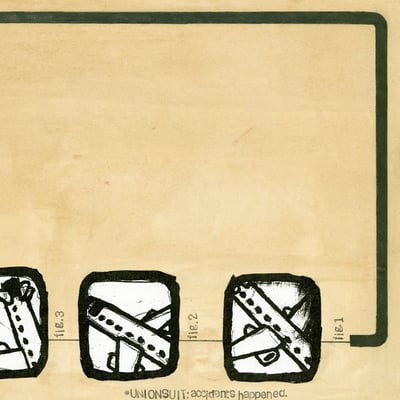 Unionsuit - Accidents Happened (Second Nature Recordings, SN07) • 7" • NM/NM