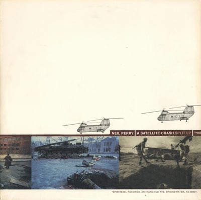 Neil Perry / A Satellite Crash - Split LP (Spiritfall Records, SFR-012) • LP • NM/NM