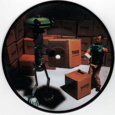 Servotron - The Inefficiency Of Humans (Thick Records, THK 055) • 7" • NM/NM • Picture Disc