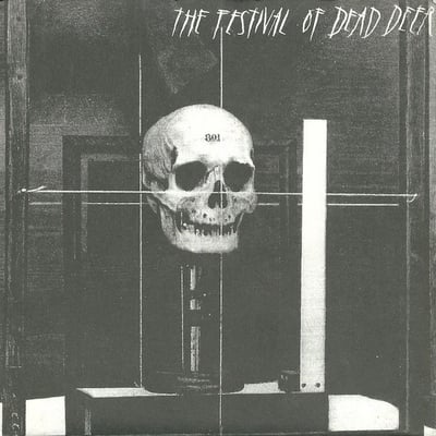 The Festival of Dead Deer / The Crimson Curse - The Festival Of Dead Deer / The Crimson Curse (Three One G, none) • 7" • Square, Gray Marbled • NM/NM