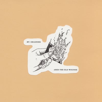 Mt. Oriander , Amid The Old Wounds - Split (Time As A Color, time 94) • 7" • shallow waters (clear with azure blue) • NM/NM