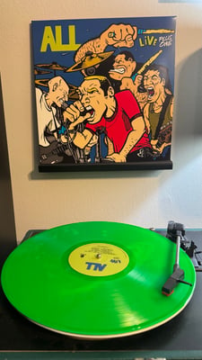 All & Descendents - Live Plus One (Epitaph, 86618-1) • 2xLP • Green / Blue • Limited Edition, Reissue