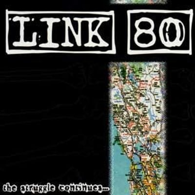 Link 80 - The Struggle Continues… (Asian Man Records, AMR054) • LP • Marble Green • Reissue, Remastered