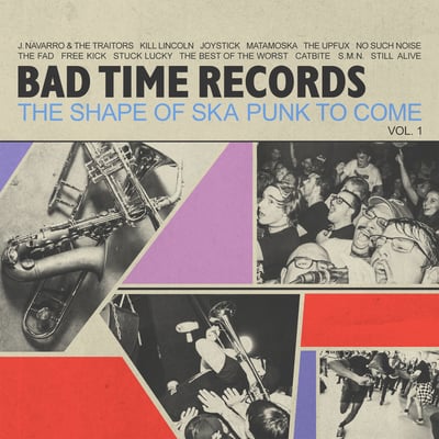 Various - The Shape Of Ska/Punk To Come! Vol. II (Bad Time Records, BTR027) • LP • Black & White A-side B-Side