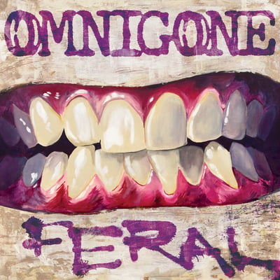 Omnigone - Obituary / Horizontal Aggression (Bad Time Records, none) • 7" • Blue Translucent