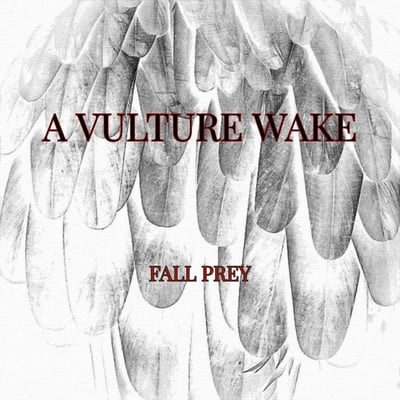 A Vulture Wake - Fall Prey (Bird Attack Records, BAR-062) • 7" • Blood Red Galaxy