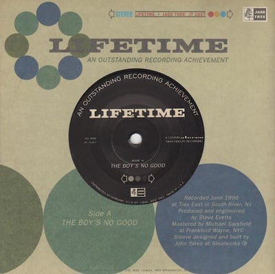 Lifetime - An Outstanding Recording Achievement (Jade Tree, JT1027) • 7"
