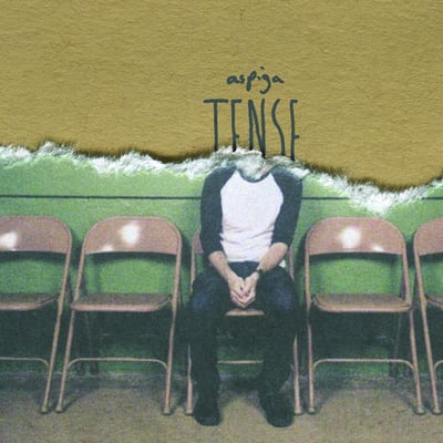 Aspiga - Tense (Kat Kat Records, KKR015) • LP • Seafoam Green Mable