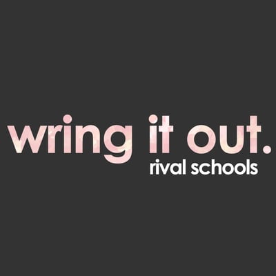 Rival Schools - Wring It Out. (Photo Finish Records, 527397-7) • 7" • Clear • Record Store Day, Limited Edition